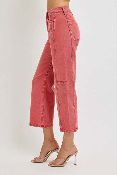 The Bristol Brick High Rise Wide Barrel Jean