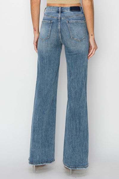 The Maggie Mid Rise Wide Leg Jean