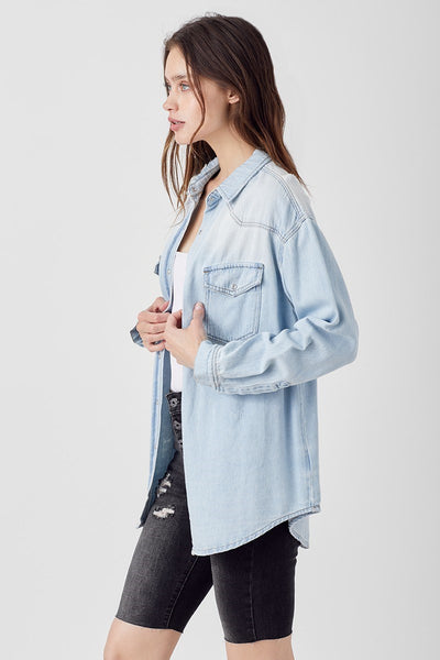 The Take A Stand Relaxed Fit Denim Top Jacket