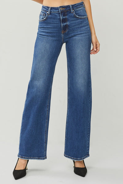 The Darbie High Rise Dark Straight Jeans