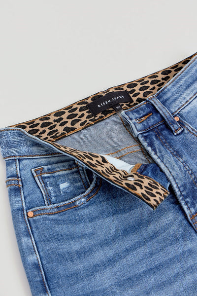 The Billie High Rise Wide Leg Medium Wash Jeans