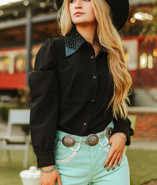 The Show Stopper Black Top Cardigan