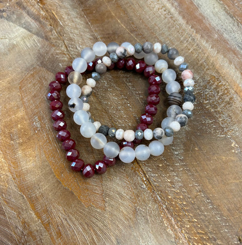 The Only Say Stretch Bracelet Set