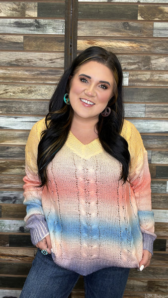 The Colors Of The Day Sweater