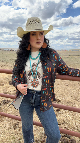 The Western Day Top Cardigan