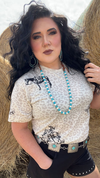 The All Around Cowboy Leopard Tee