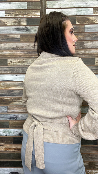 The Olive Tan Sweater