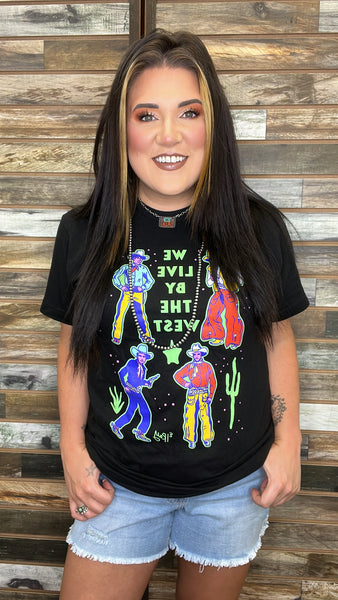 The Live By The West Tee