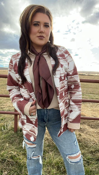 The Geo Print Blazer