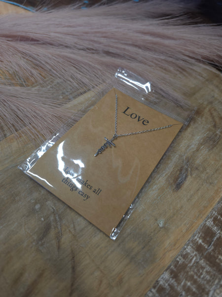 The Love Cross Waterproof Necklace