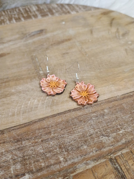 The Cosmos Leather Earrings