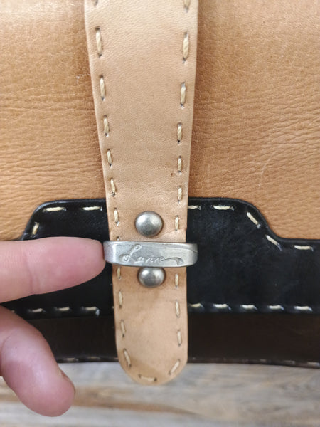 The Two Tone Leather Purse