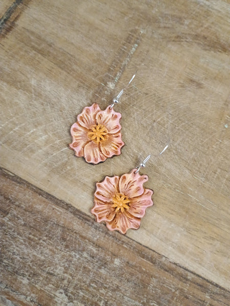 The Cosmos Leather Earrings