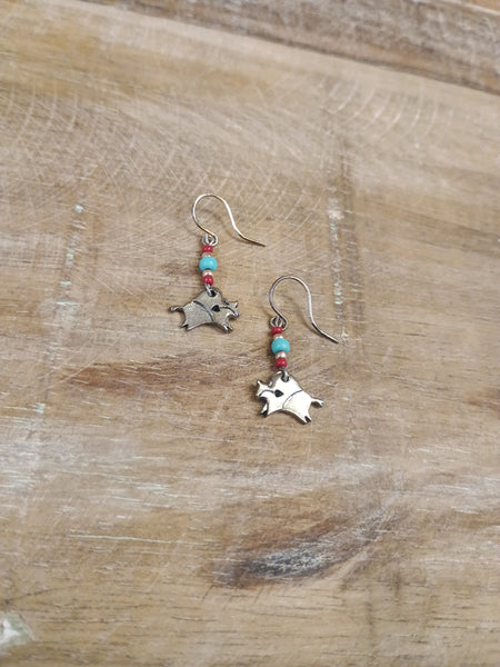 The Real Time Buffalo Earrings