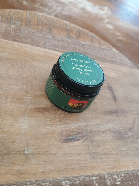 The Small Lavender, Clary Sage, and Mint Body Blend Tallow