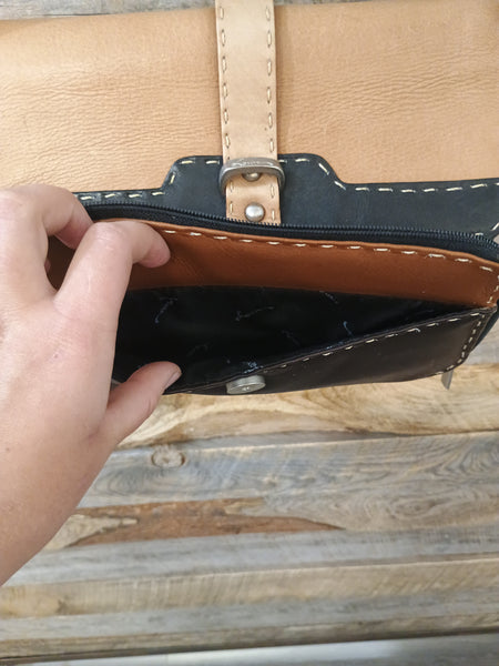 The Two Tone Leather Purse
