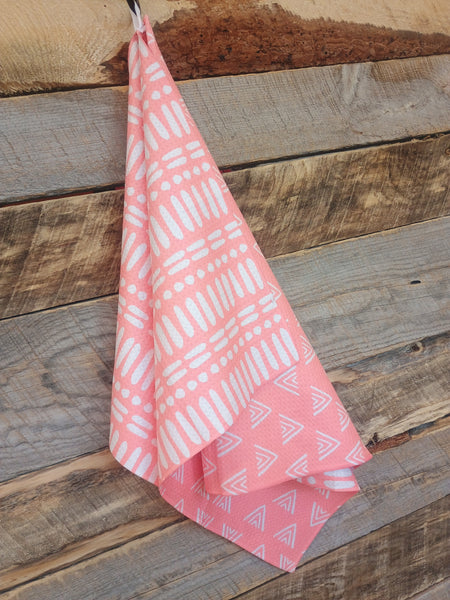 The Simple Pattern Pink Towel