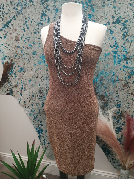 The Perfect Day Out Gold Dress