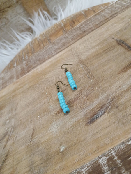 The I Will Start Turquoise Earrings