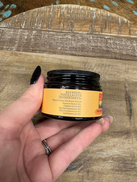 The Small Bourbon and Vanilla and Oud Body Blend Tallow