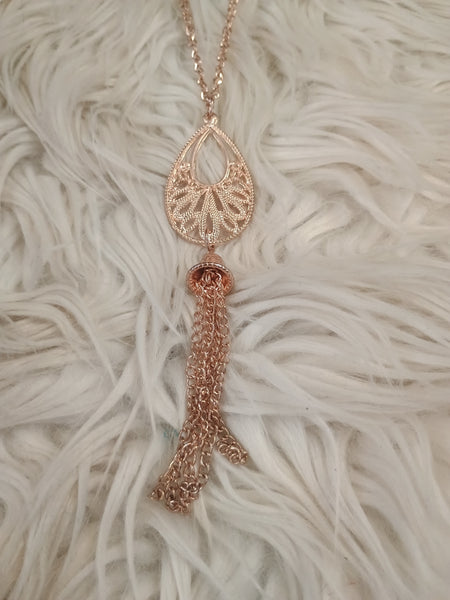 The Way It Is Rose Gold Necklace