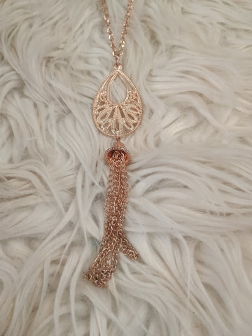 The Way It Is Rose Gold Necklace