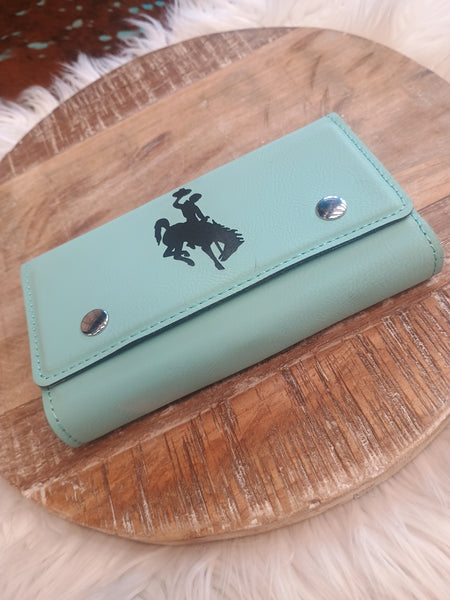 The Wyoming Dice & Card Turquoise Set