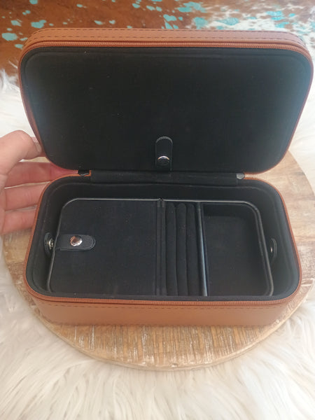 The Wyoming Large Jewelry Brown Box