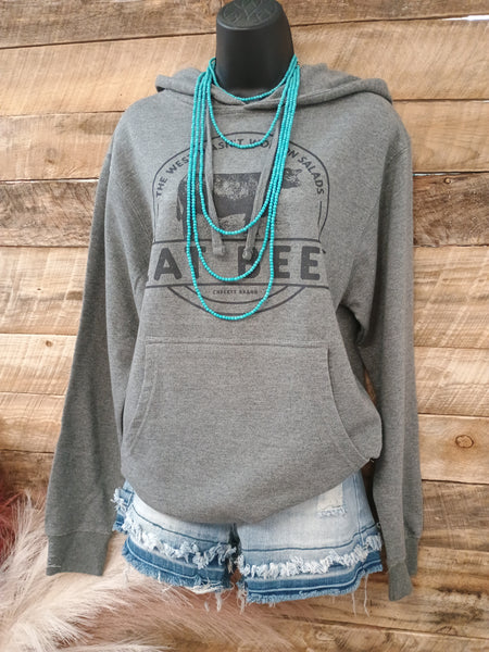 The Eat Beef Grey Hoodie Sweatshirt