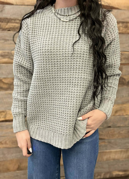 The Come Here Grey Sweater