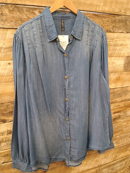 The Darling Denim Top Cardigan