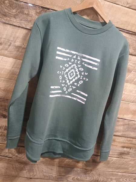 The Aztec Basil Perfect Cut Sweatshirt