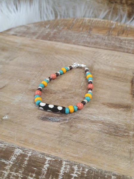 The Real Wood Multiple Stone Bracelet