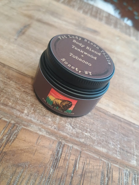 The Small Teakwood and Tobacco Body Blend Tallow