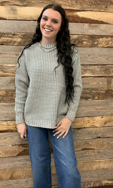 The Come Here Grey Sweater
