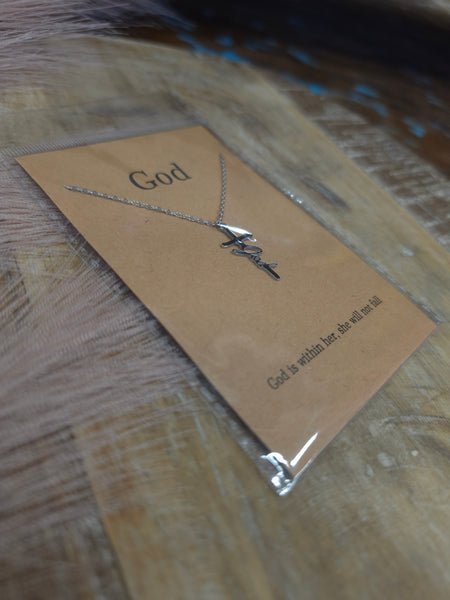 The God Cross Waterproof Necklace