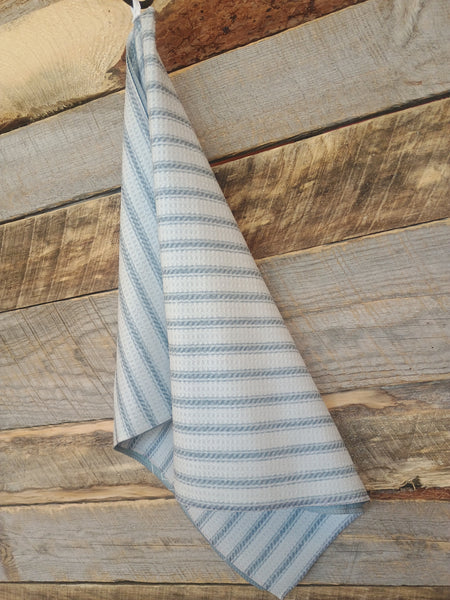 The Stipes and Arrows Sage Green Towel