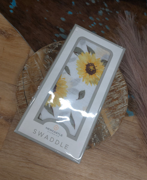The Sunflower Farm Bamboo Swaddle
