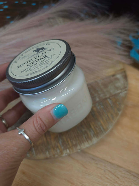 The High Plains Cedar Soy Candle