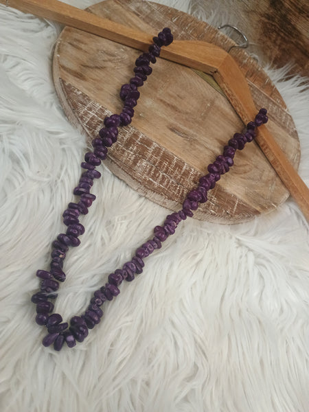 The Stack It Up Purple Necklace
