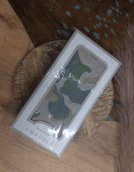 The Camo Bamboo Swaddle