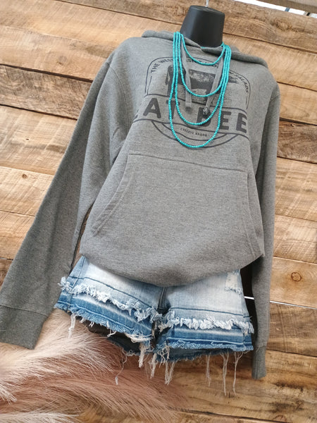 The Eat Beef Grey Hoodie Sweatshirt