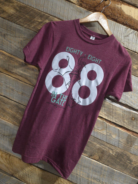 The 88 Marron Heathered Tee