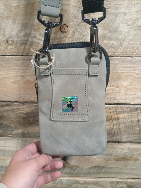The Wyoming Crossbody Grey Purse