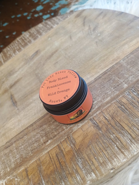 The Small Frankincense and Wild Orange Body Blend Tallow