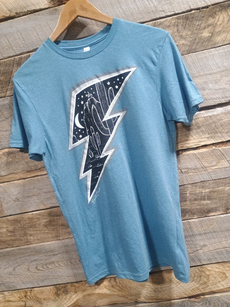 The Desert Lightening Light Blue Tee