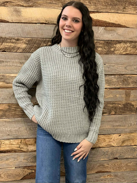 The Come Here Grey Sweater