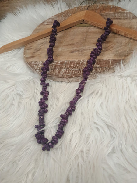 The Stack It Up Purple Necklace
