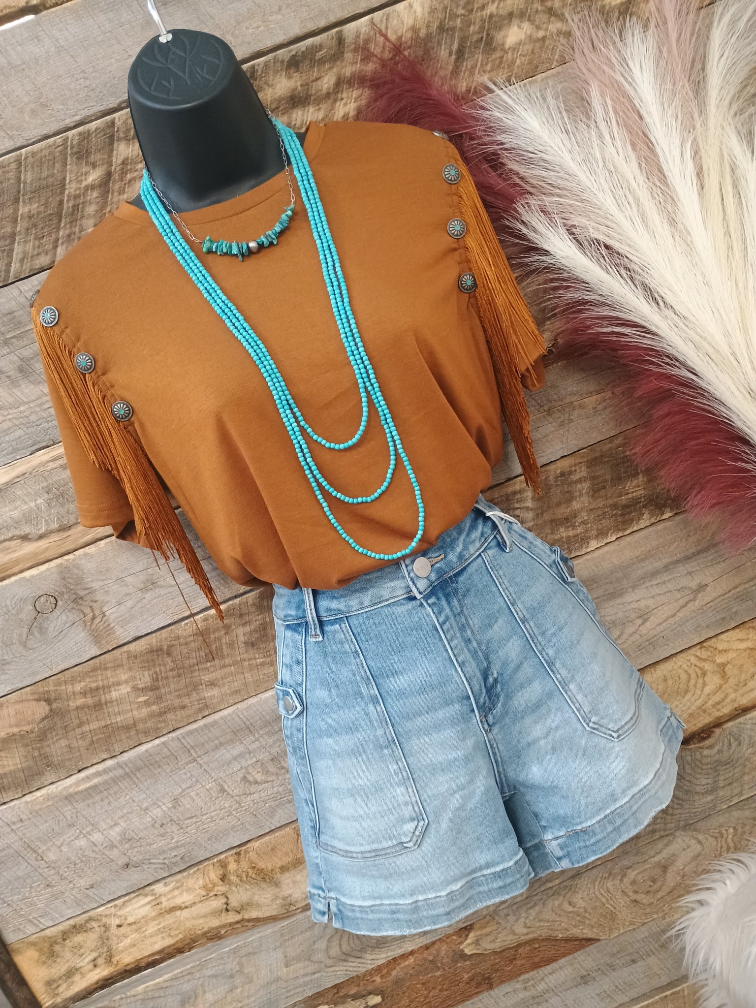 The Hadley High Rise Light Jean Shorts