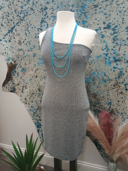 The Perfect Day Out Silver Dress